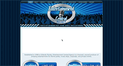 Desktop Screenshot of entertainmentcentralagency.com